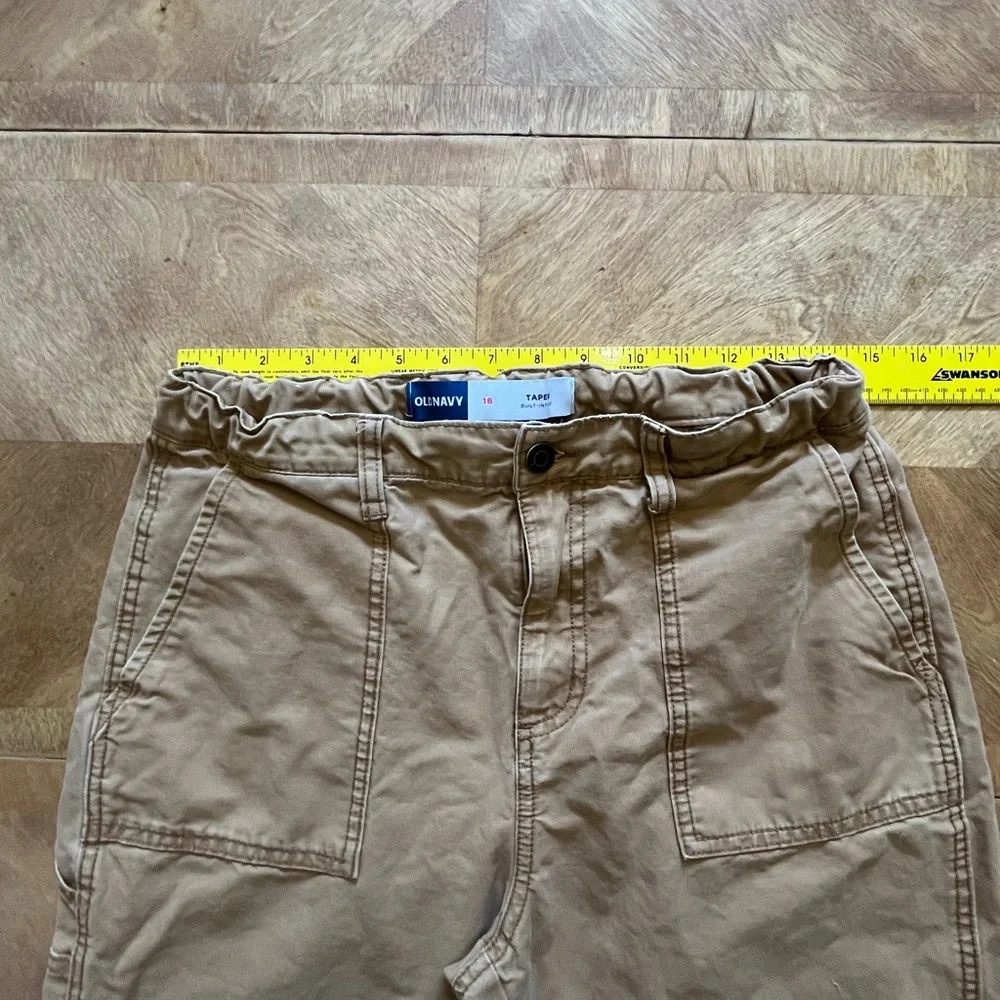 Old Navy Tan Distressed Utility Pants – Kids 18